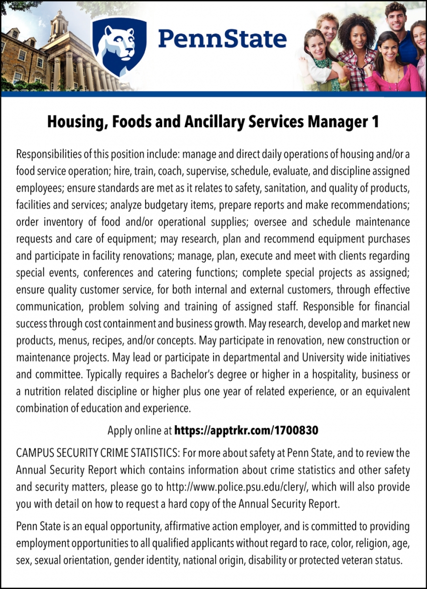 Housing Service Manager Jobs